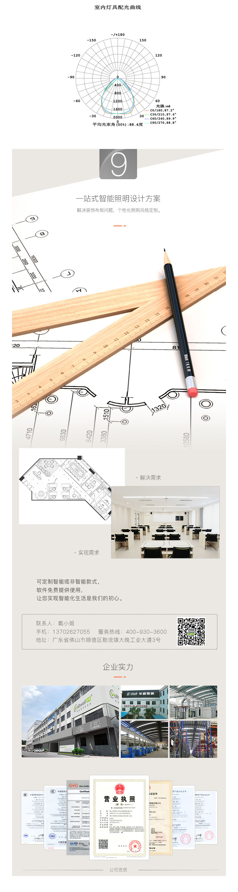 LED護(hù)眼教室燈（36W直發(fā)光圓角款）